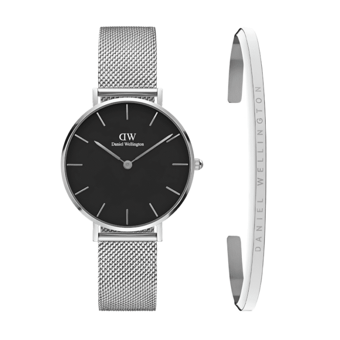 DW Rose Gold le fond Silver DW00100220