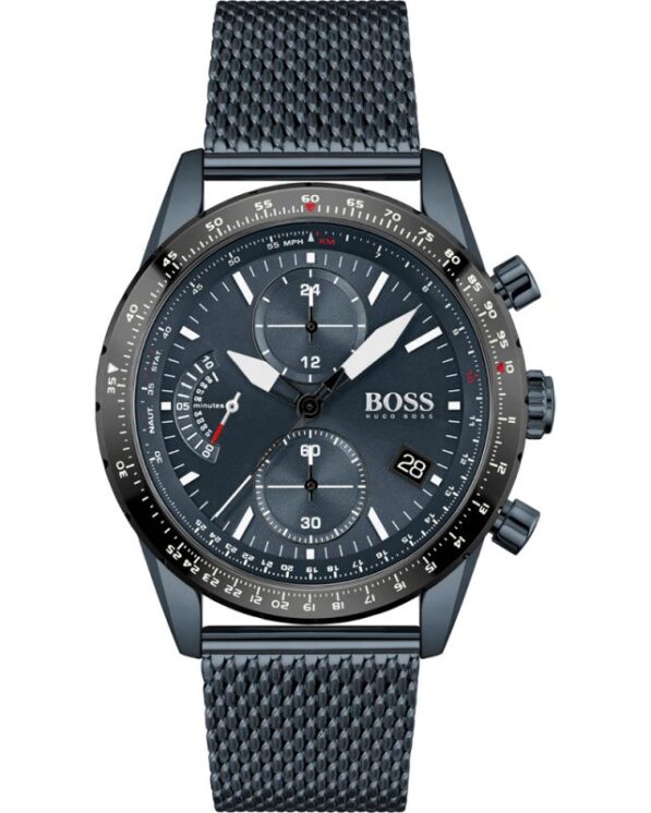 montre homme HUGO BOSS Pilot Edition Bleu 1513887