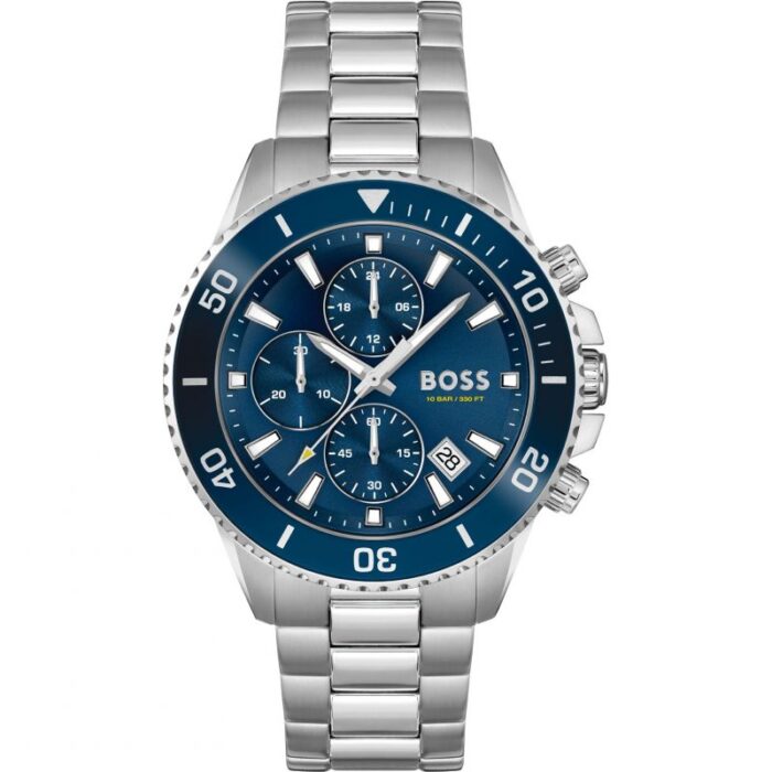 montre homme hugo BOSS Admiral Chronograph bleu  1513907