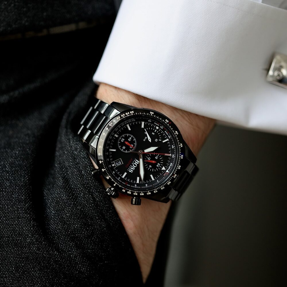 Hugo Boss Chronograph Vela Mens Watch 1513771 – Image 3