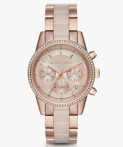 montre Michael Kors femme  Ritz Rose Gold  MK6307