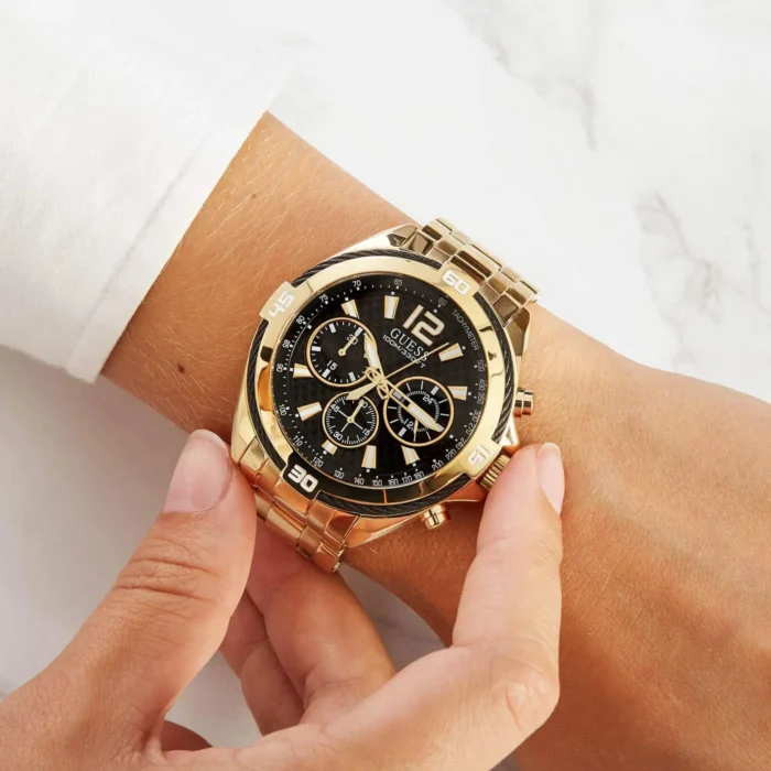 Montre Guess SURGE Gold Pour Homme, W1258G2