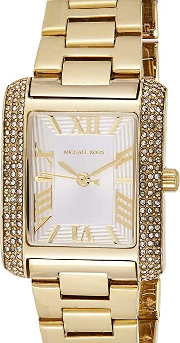 Michael Kors Womens Quartz Watch, Analog Display and Stainless Steel Strap MK3324