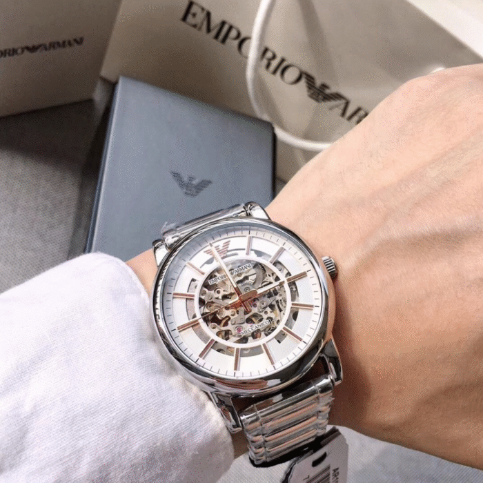 Montre EMPORIO ARMANI Pour Homme, AR1980 MECCANICO