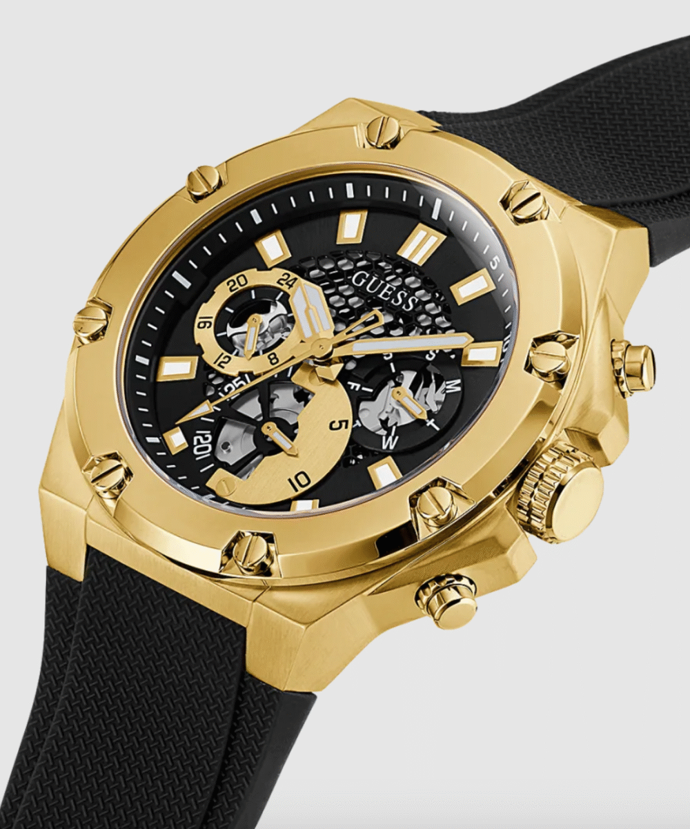 Montre Guess pour Homme Third Gear Dor?e