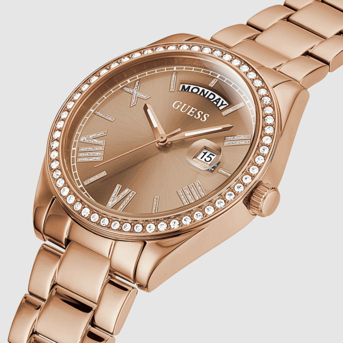 Guess Luna Ladies Rose Gold Watch