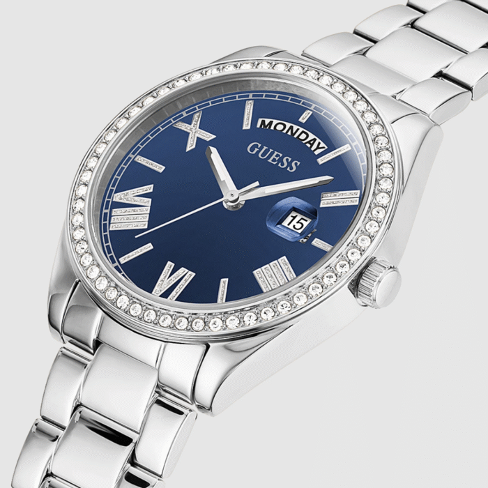 Guess Luna Ladies Silver Watch