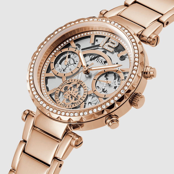 Guess Solstice Rose Gold Tone Ladies Watch