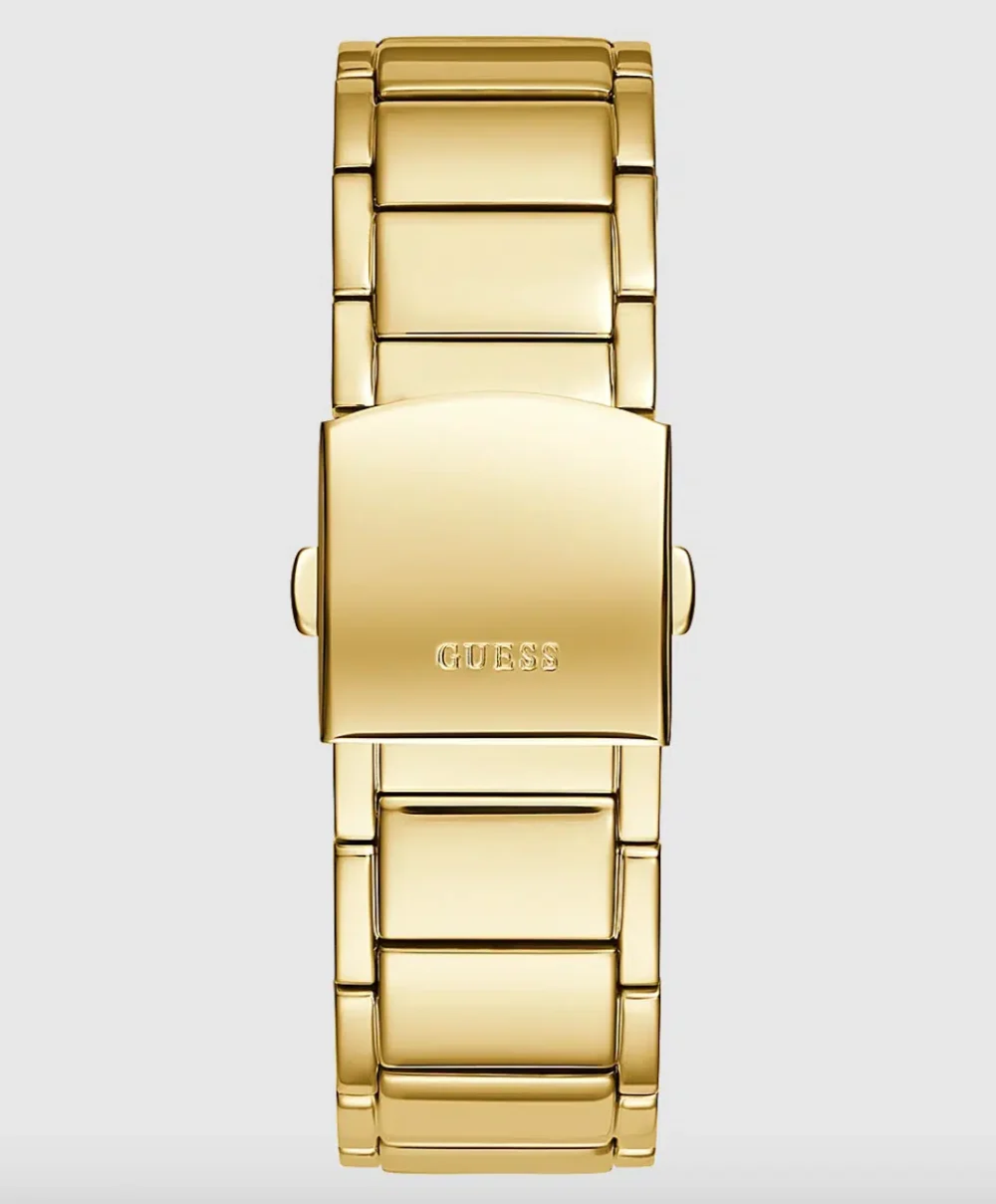 GUESS GOLD TONE CASE GOLD TONE STAINLESS STEEL WATCH – Image 5