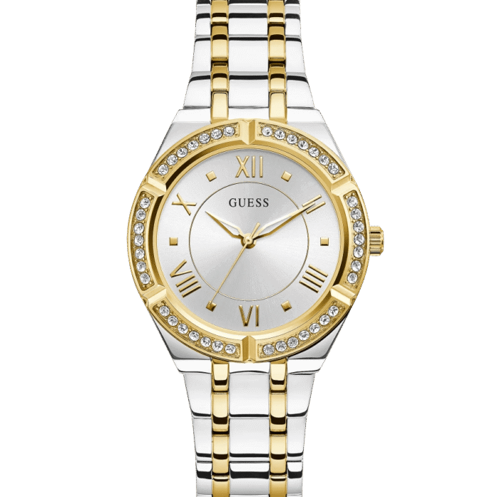 SILVER TONE/GOLD TONE CASE SILVER TONE/GOLD TONE STAINLESS STEEL WATCH