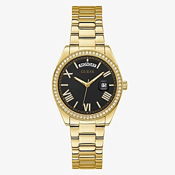 Momtre femme GOLD TONE CASE GOLD TONE STAINLESS STEEL WATCH GW0307L2