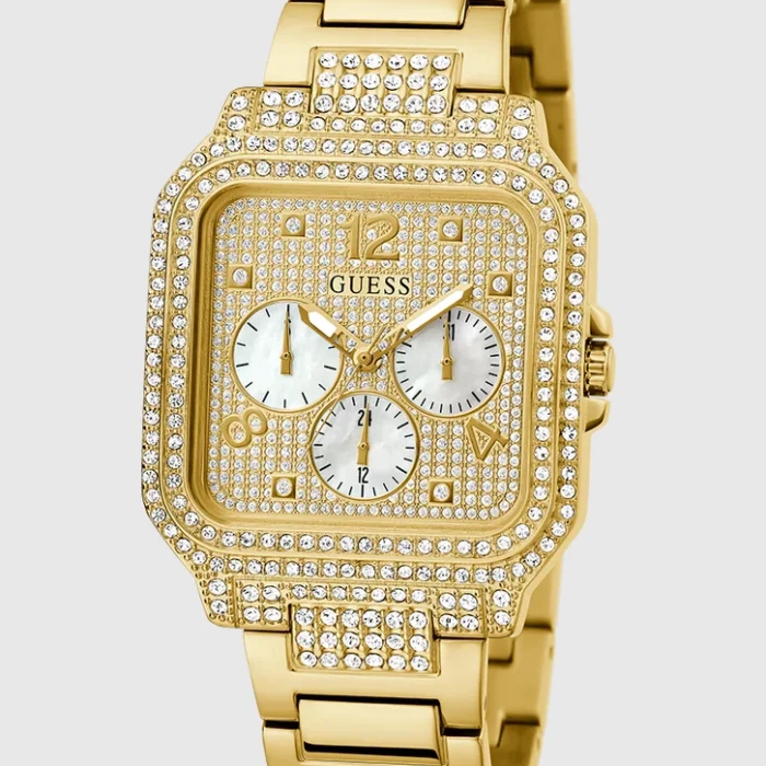GUESS Ladies Gold Tone Multi-function Watch