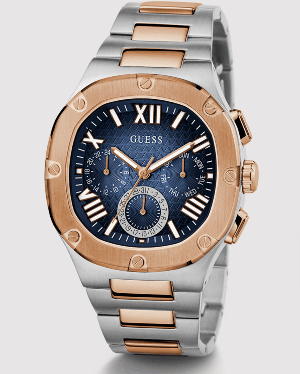 GUESS Mens Gunmetal Multi-function Watch