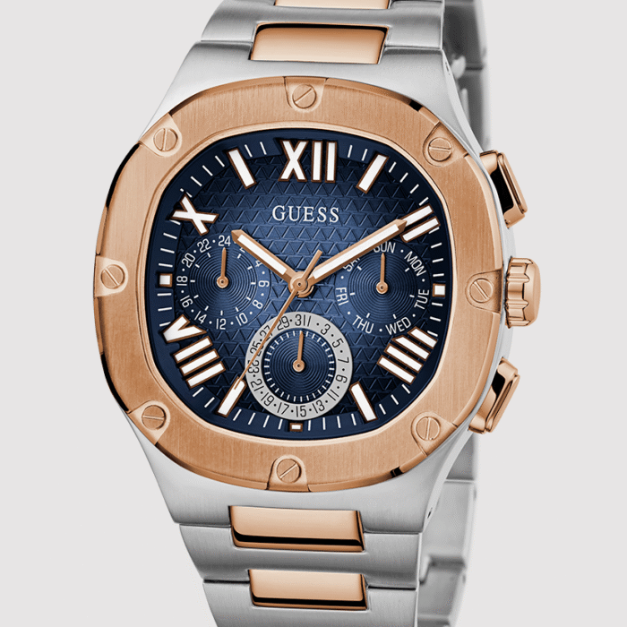 GUESS Mens Gunmetal Multi-function Watch