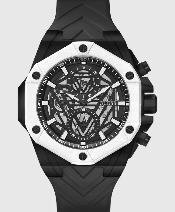 GUESS Mens Black Multi-function Watch,GW0579G1