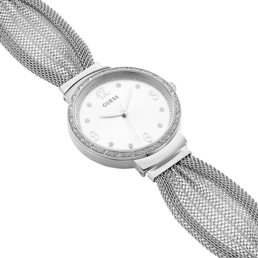 GUESS MONTRE FEMME CHIFFON ARGENT W1083L1 – Image 3