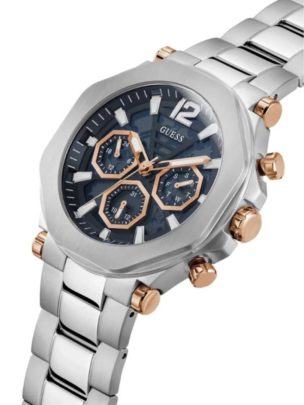 GUESS Mens Silver Tone Multi-function Watch, GW0539G1 – Image 7