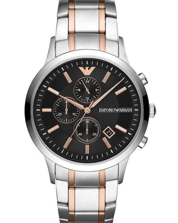 EMPORIO ARMANI Renato Chronograph Quartz Black Dial Men?s Watch AR11165