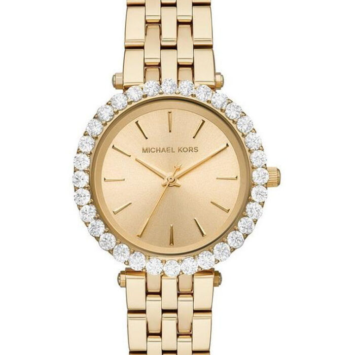 Michael Kors Darci Three-Hand Watch with Glitz Accents, 33mm