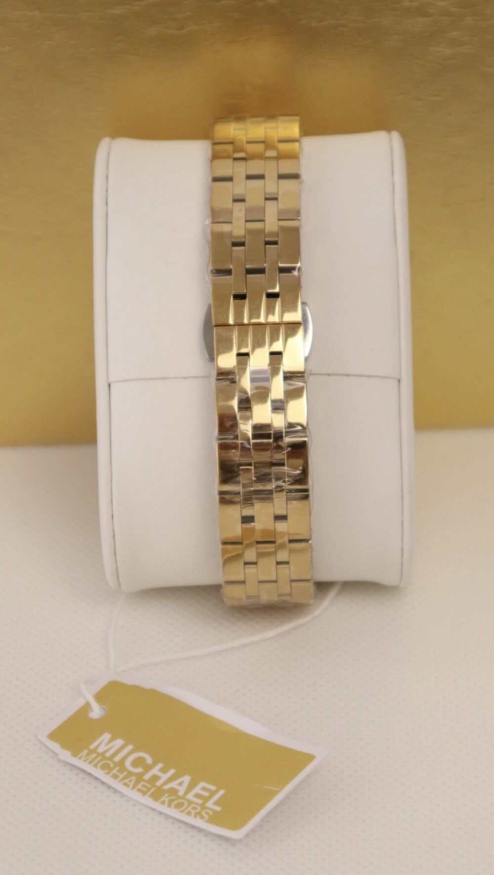 MICHAEL KORS POUR FEMMES DORÉ AVEC FOND VERT – Image 3