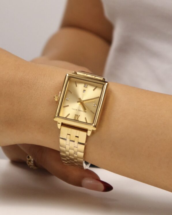 MICHAEL KORS POUR FEMMES GOLD AVEC FOND GOLD