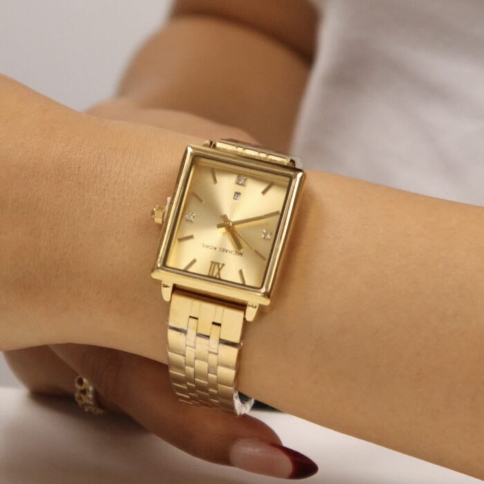 MICHAEL KORS POUR FEMMES GOLD AVEC FOND GOLD